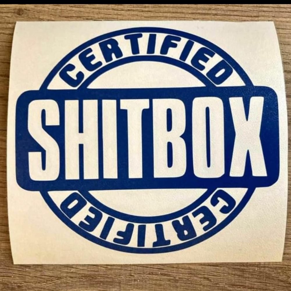 Certified Shitbox Sticker